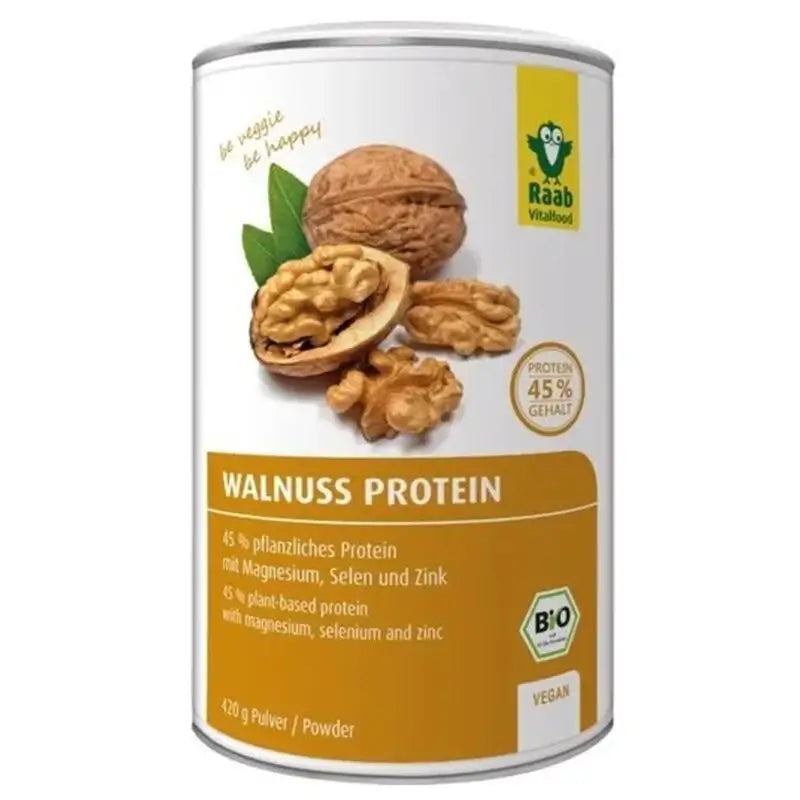 Raab Vitalfood Natural Nut Protein 420Gr. Bio Sg Vegan
