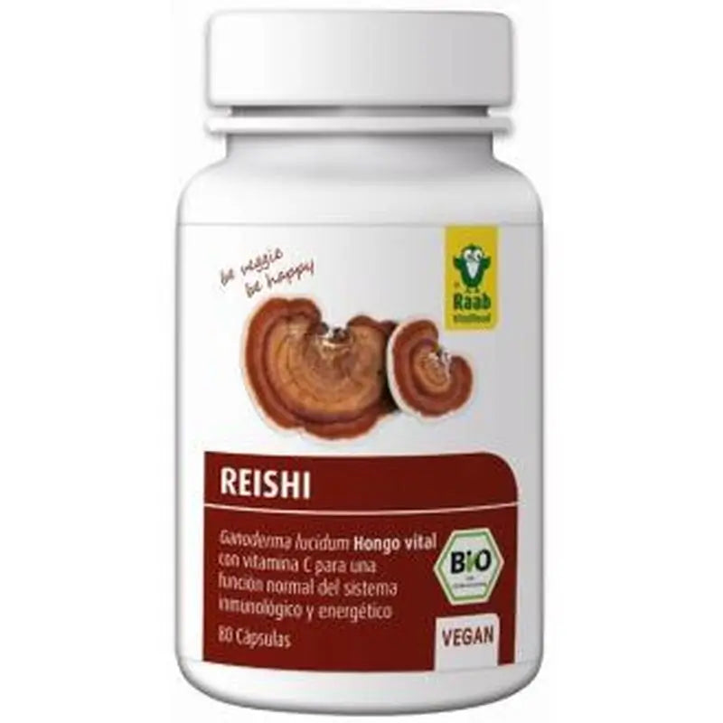 Raab Vitalfood Reishi 80Cap Bio Sg Vegan