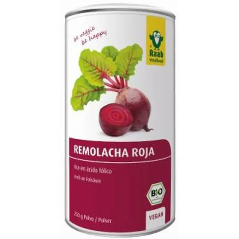 Raab Vitalfood Red Beetroot Powder 250Gr. Bio Sg Vegan