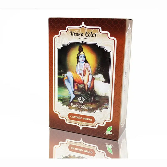 Radhe Henna Chestnut Medium Powder Radhe , 100 gr