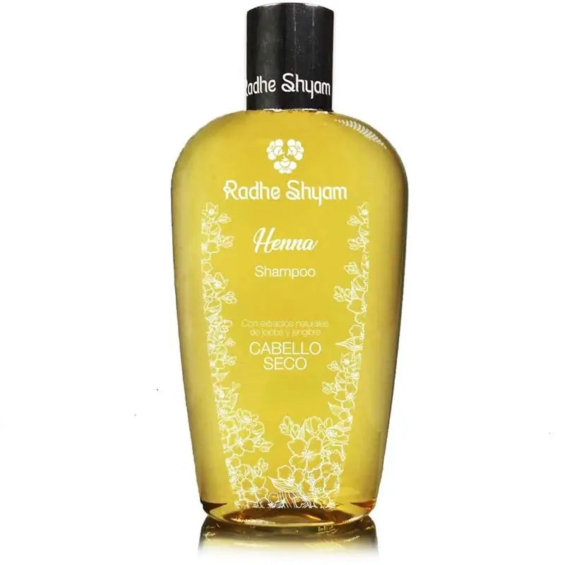 Shampooing au henné Radhe Shyam pour cheveux secs, 250 ml