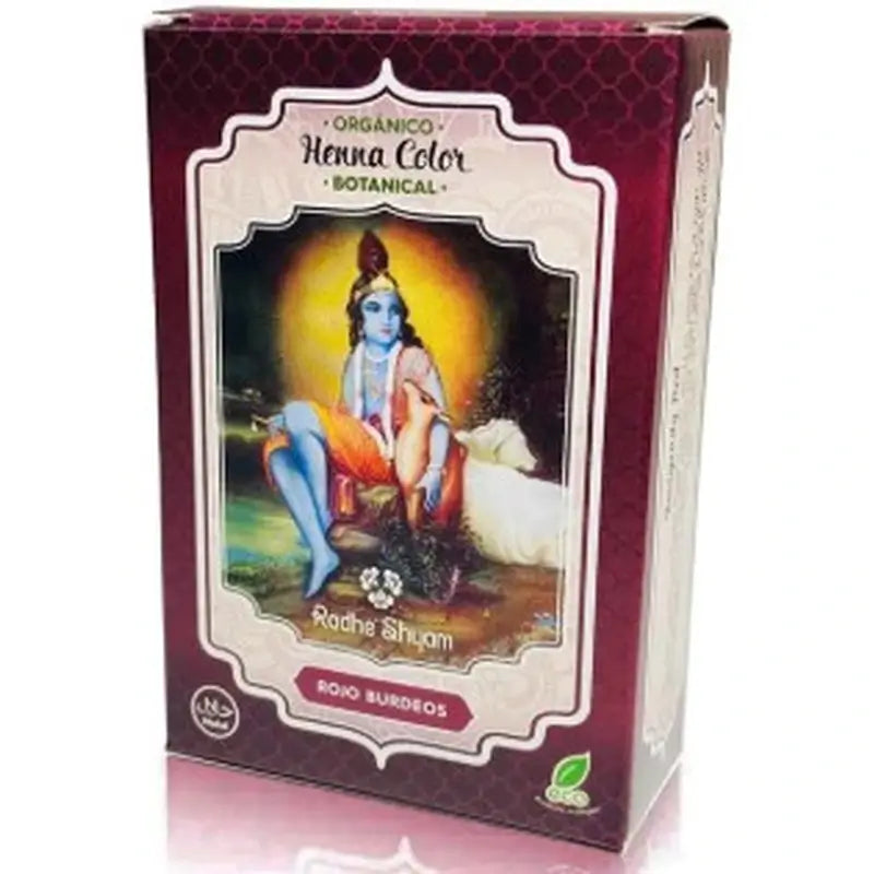 Radhe Shyam Henné en poudre Bordeaux Botanical , 100 gr