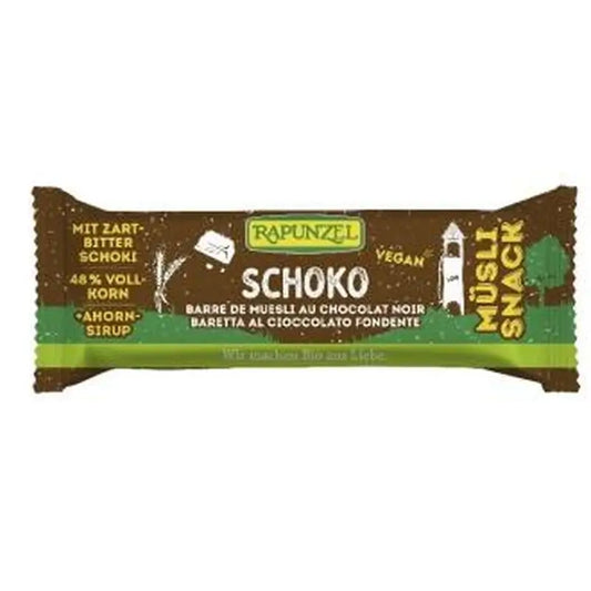 Rapunzel Dark Chocolate Muesli Bar 50Gr. Bio