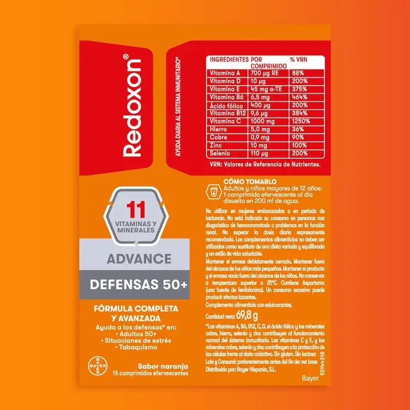 Redoxon Advance, 15 comprimés effervescents