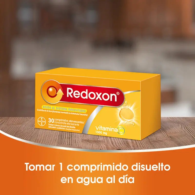 Redoxon Vitamine C Arôme Citron 30 Comprimés Effervescents