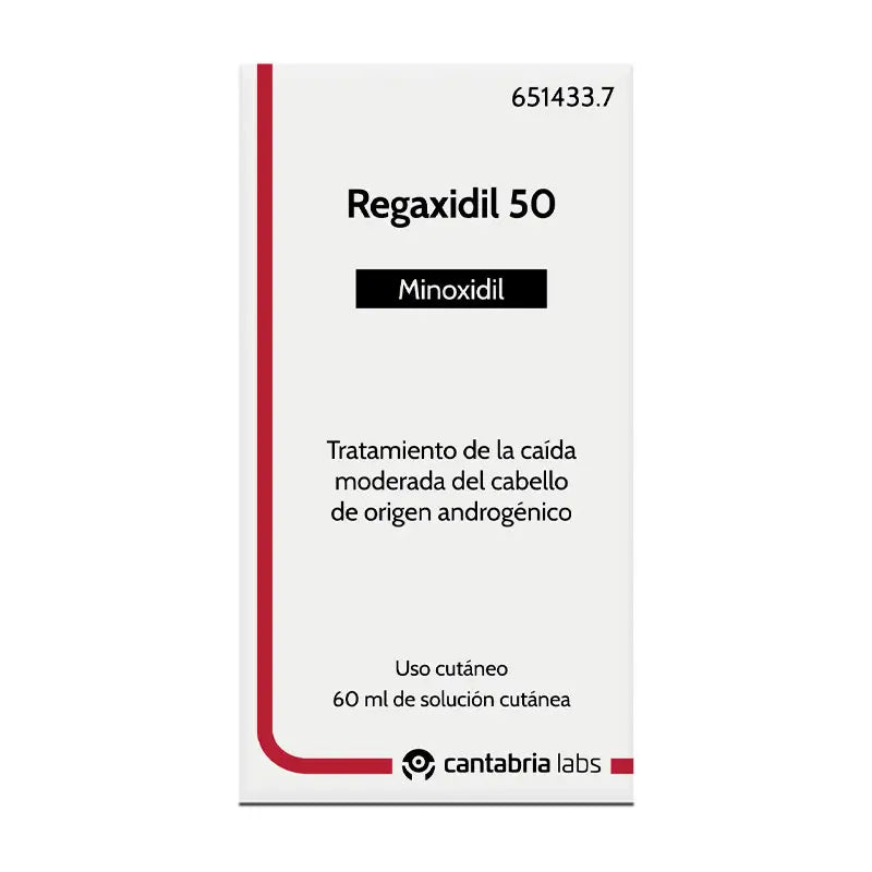 Regaxidil 50 mg/ml Minoxidil Cutaneous Solution 1 Bottle 60 ml