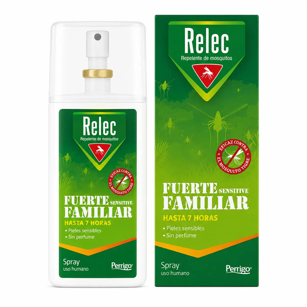 Relec Fuerte Sensitive Family Spray anti-moustiques, 75 ml