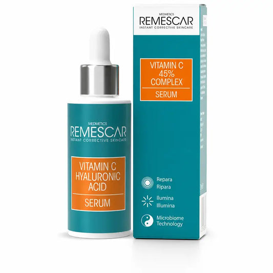 Remescar Sérum réparateur à la vitamine C et à l'acide hyaluronique, 30 ml