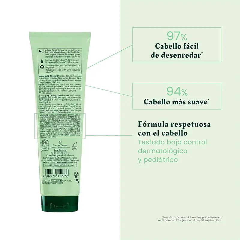 René Furterer Baume démêlant lacté bio, 150 ml