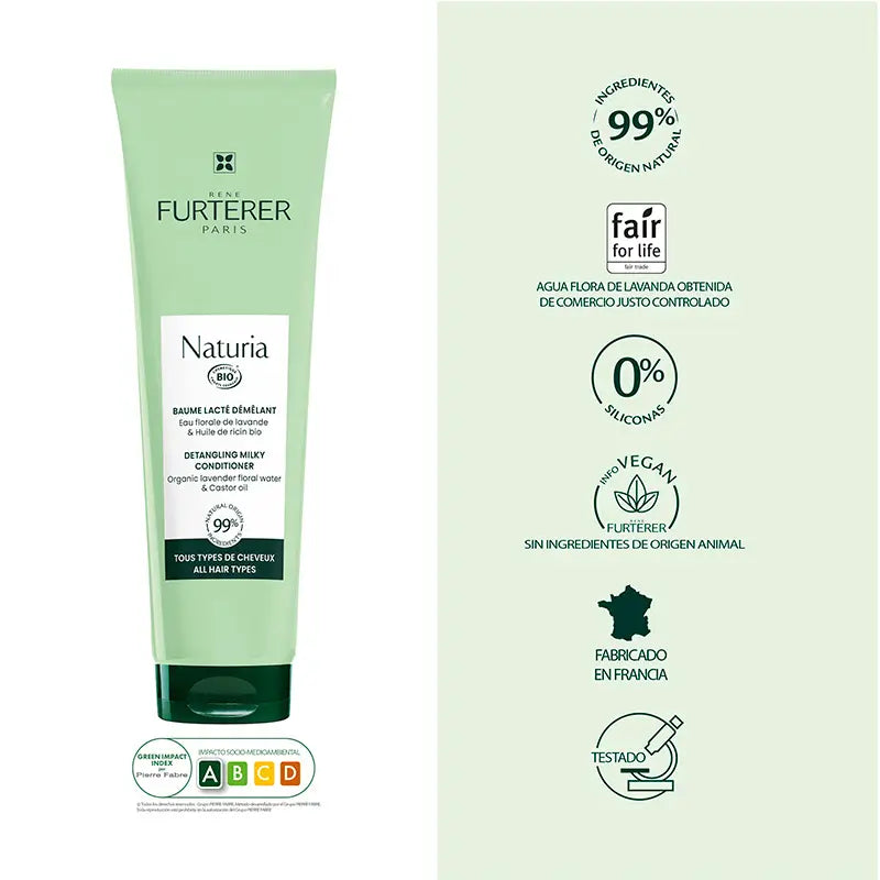 René Furterer Baume démêlant lacté bio, 150 ml