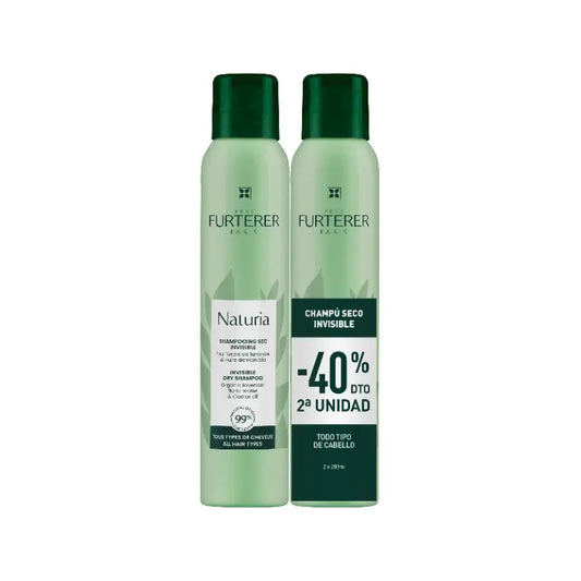 DUO Naturia Shampooing sec invisible 2 x 200 ml, 40 % de réduction sur la 2e unité
