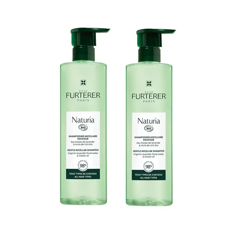 Rene Furterer Naturia Shampooing équilibrant extra doux, 2X400 Ml