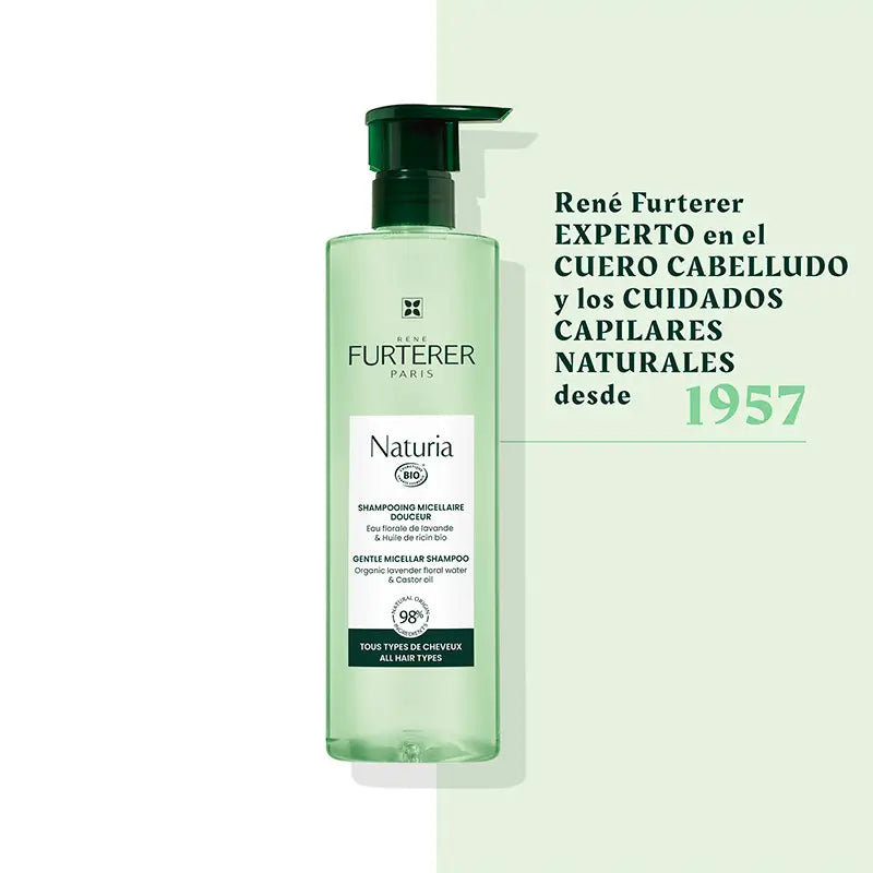 Rene Furterer Naturia Shampooing équilibrant extra doux, 400 ml