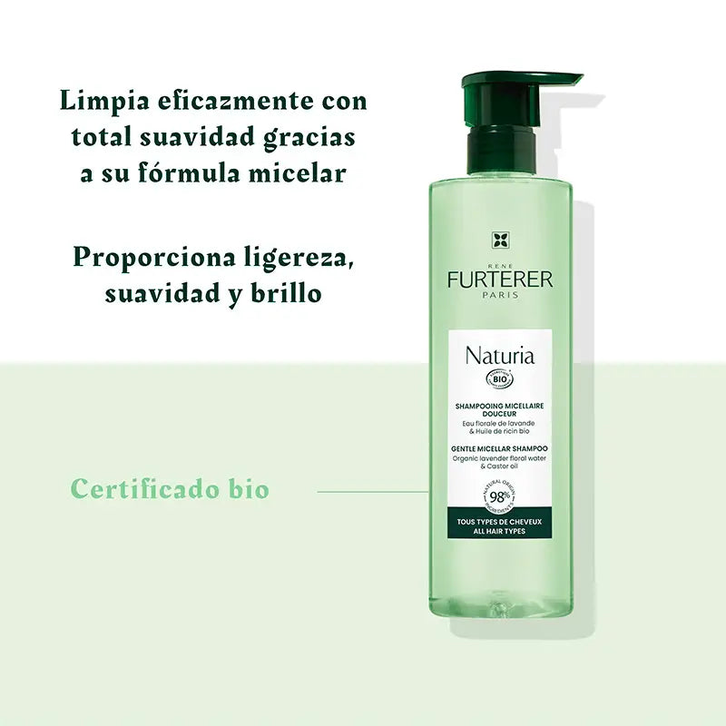 Rene Furterer Naturia Shampooing équilibrant extra doux, 400 ml
