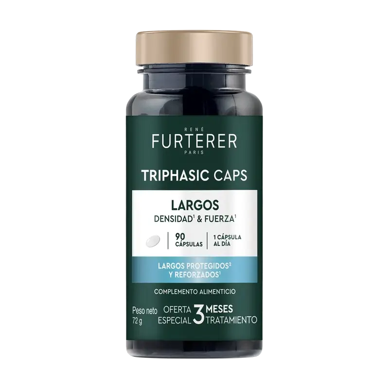Rene Furterer Triphasic Long Hair, Density & Strength , 90 capsules