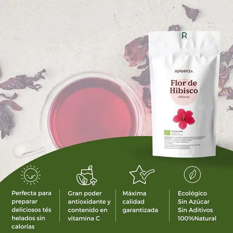 Replantea Fleur d'Hibiscus Bio, 200 g