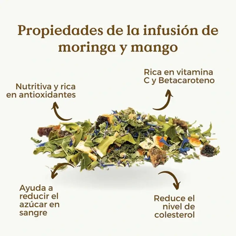 Replantea Infusion de moringa et de mangue bio, 100 g