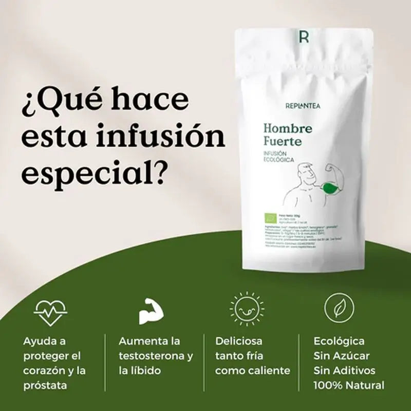 Replantea Infusion Homme Fort Bio, 80 g