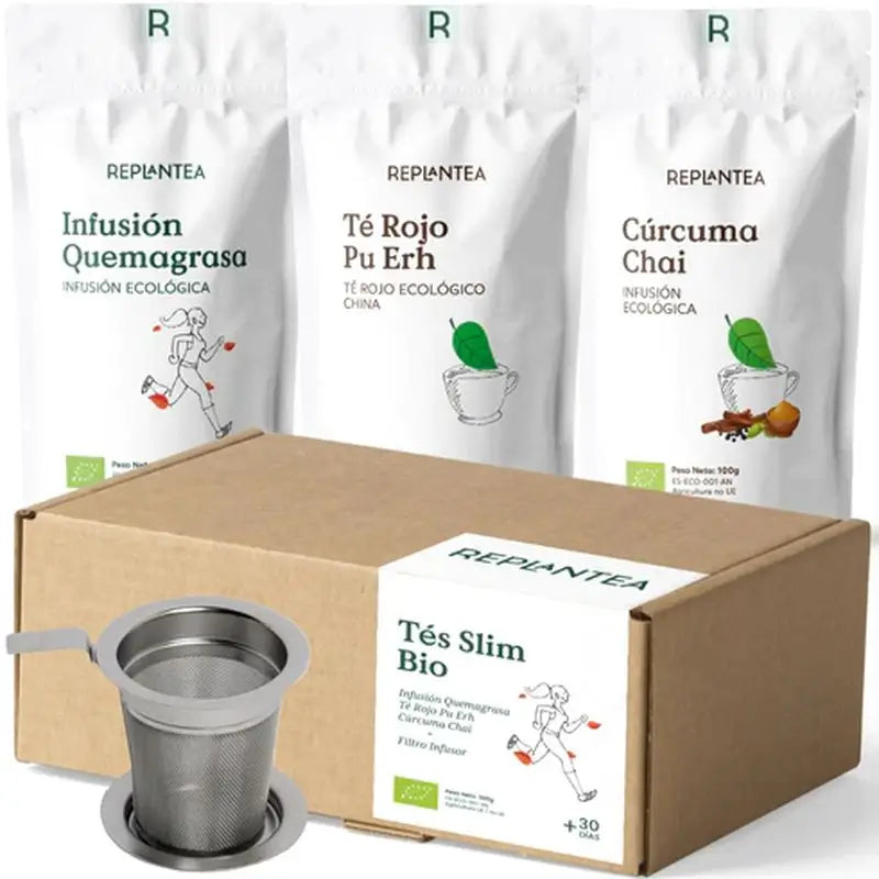 Replantea Slim Pack Teas With Filter, 3 units