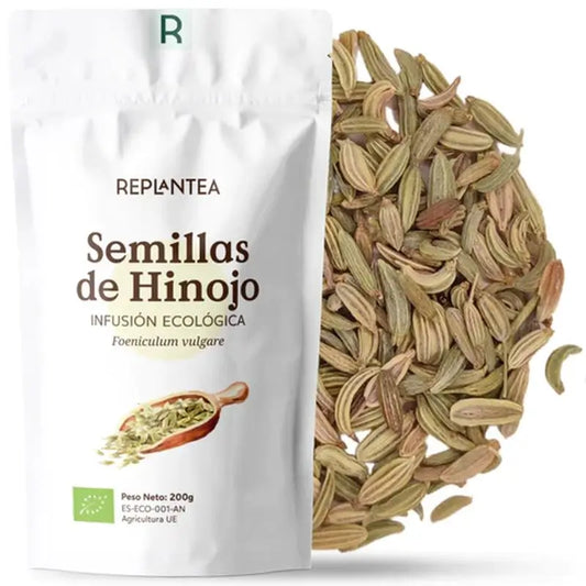 Replantea Organic Fennel Seeds, 200 g