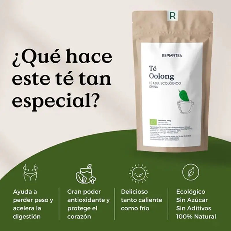 Replantea Thé Bleu Oolong Jade Bio, 100 g