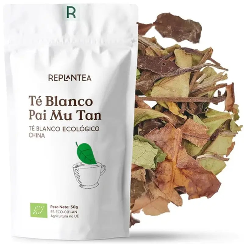 Replantea Organic Pai Mu Tan White Tea, 50 g