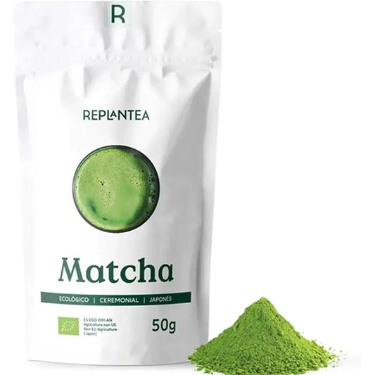 Replantea Organic Matcha Ceremonial Japanese Tea, 50 g