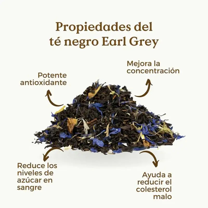 Replantea Earl Grey Supreme Thé noir biologique, 100 g