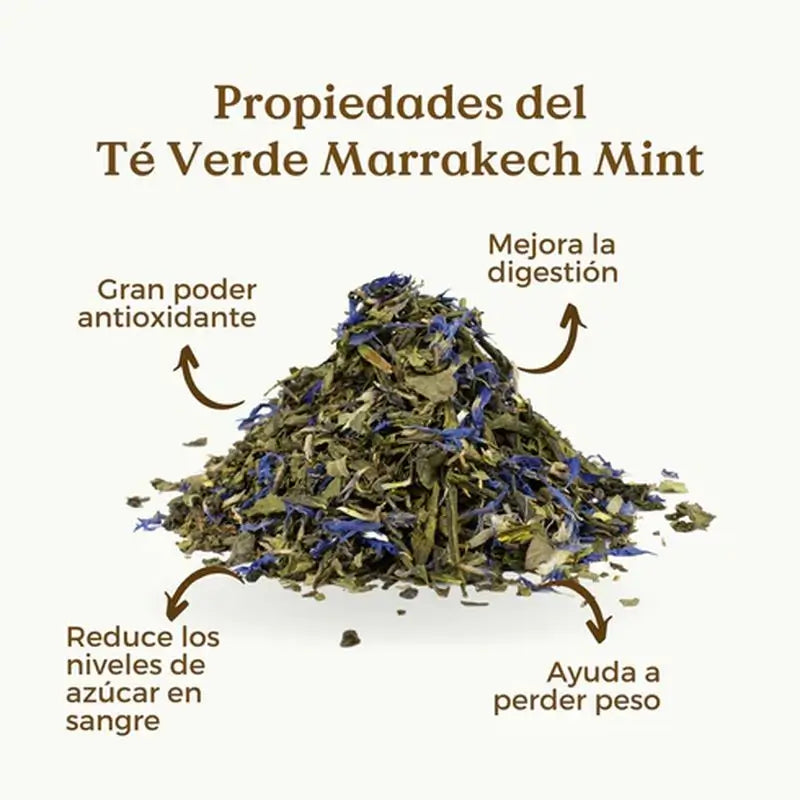 Replantea Thé Vert Menthe de Marrakech Bio, 90g