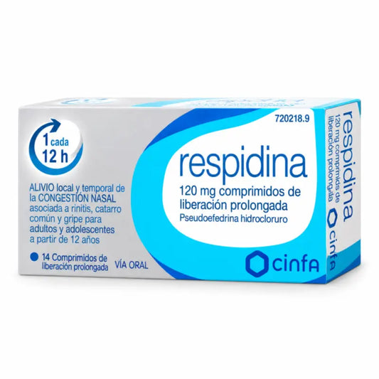 Respidin 120 mg à libération prolongée, 14 comprimés