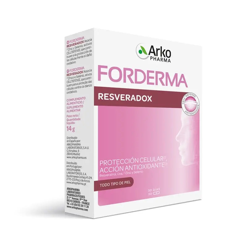 Resveradox Extra Forte 30 Capsules 75mg by Resveratrol Arkopharma