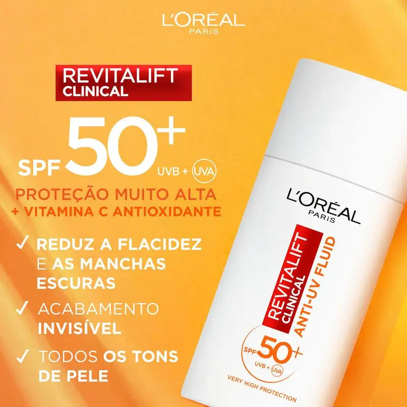 L'Oréal Paris Revitalift Clinical Anti-Uv Fluide Hydratant Quotidien à la Vitamine C