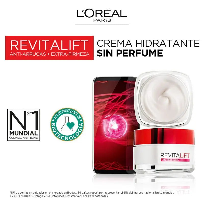L'Oréal Paris Revitalift Crème Hydratante Antirides Extra Raffermissante non parfumée
