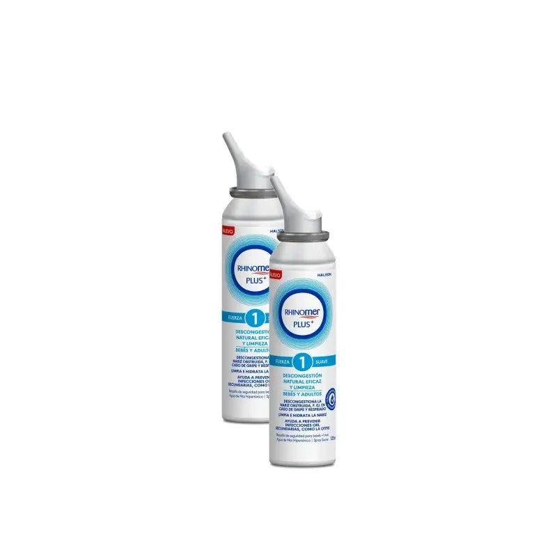 Rhinomer Plus+ F1 pour bébés et adultes, 125 ml, lot de 2