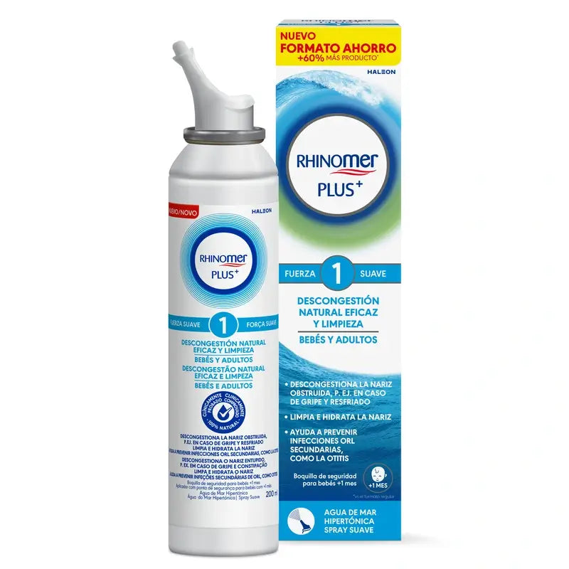 Rhinomer Plus+ F1 Infants & Adults Saver Format , 200 ml