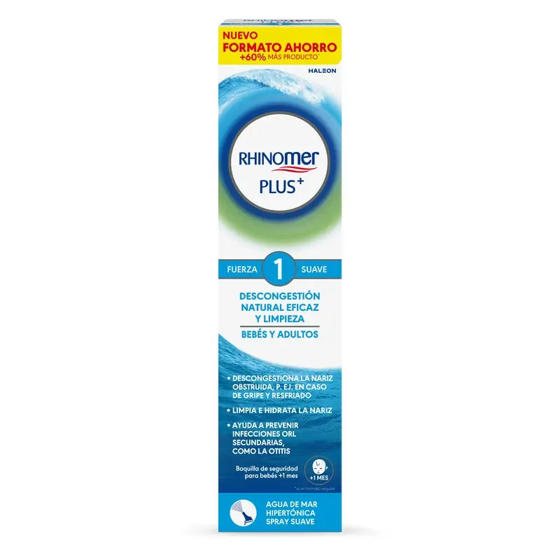 Rhinomer Plus+ F1 Nourrissons et Adultes Format Economique , 200 ml