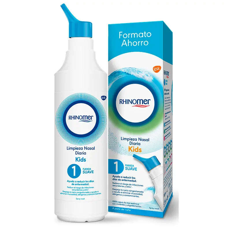 Rhinomer Spray nasal 100% eau de mer douce 1 XL Format, 180 ml