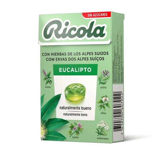 Ricola Sugar Free Candy Eucalyptus 50 G