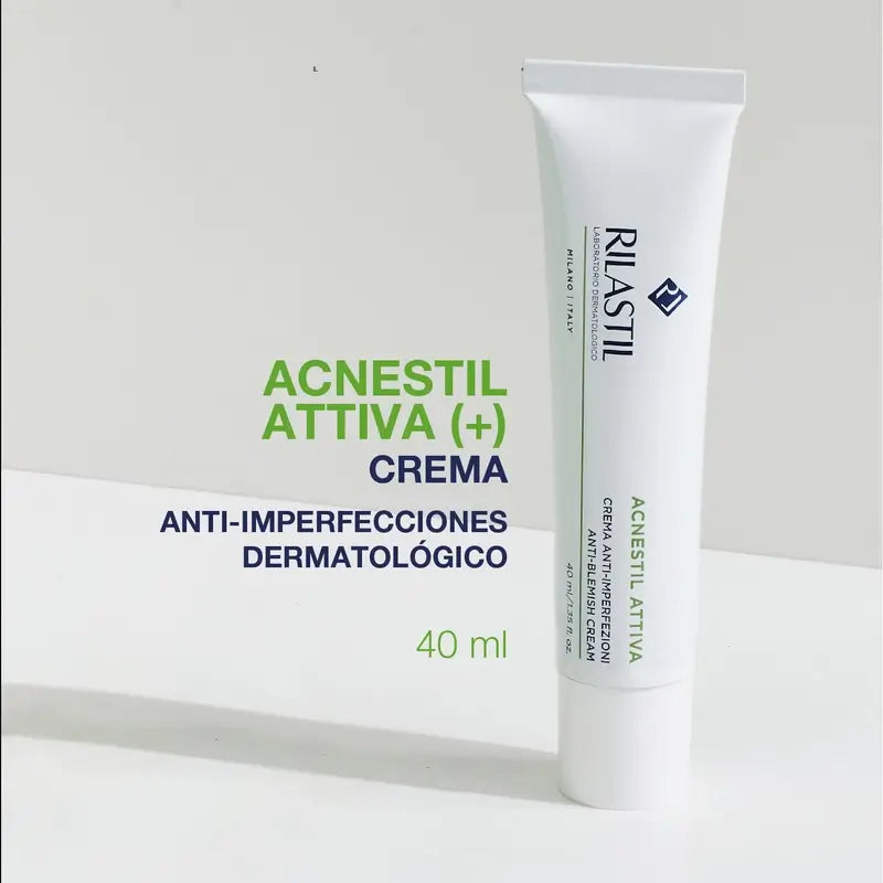 Rilastil Acnestil Attiva Crème hydratante anti-imperfections 40 ml