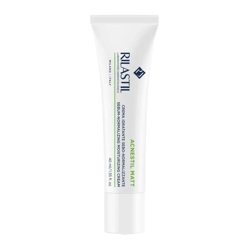 Rilastil Acnestil Matt Crème hydratante et matifiante Peau grasse 40 ml