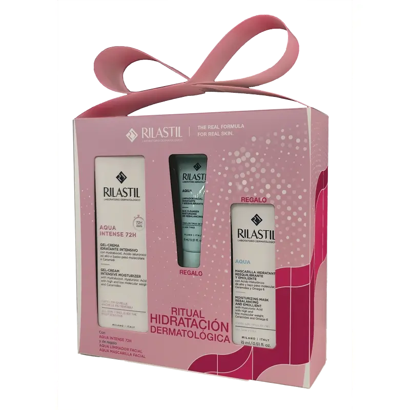 Rilastil Cracker Aqua Intense 40Ml + Aqua Limp 15Ml + Aqua Mask 15Ml