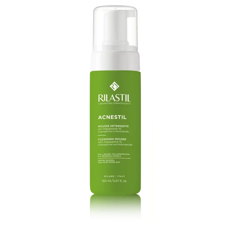 Rilastil Acnestil Mousse nettoyante séborégulatrice 150 Ml