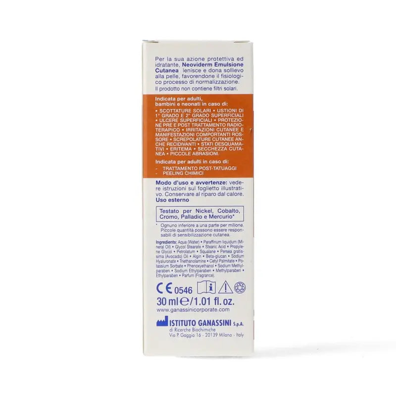 Rilastil Neoviderm Emulsion apaisante pour brûlures 30 ml