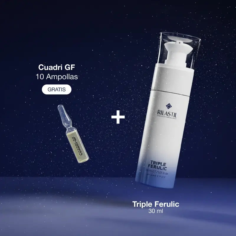 Rilastil Radiance Christmas Pack, 30 ml + 10 ampoules x 1,5 ml