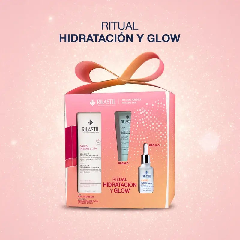 Rilastil Dermatological Glow Gift Set, 40 ml + 15 ml + 15 ml