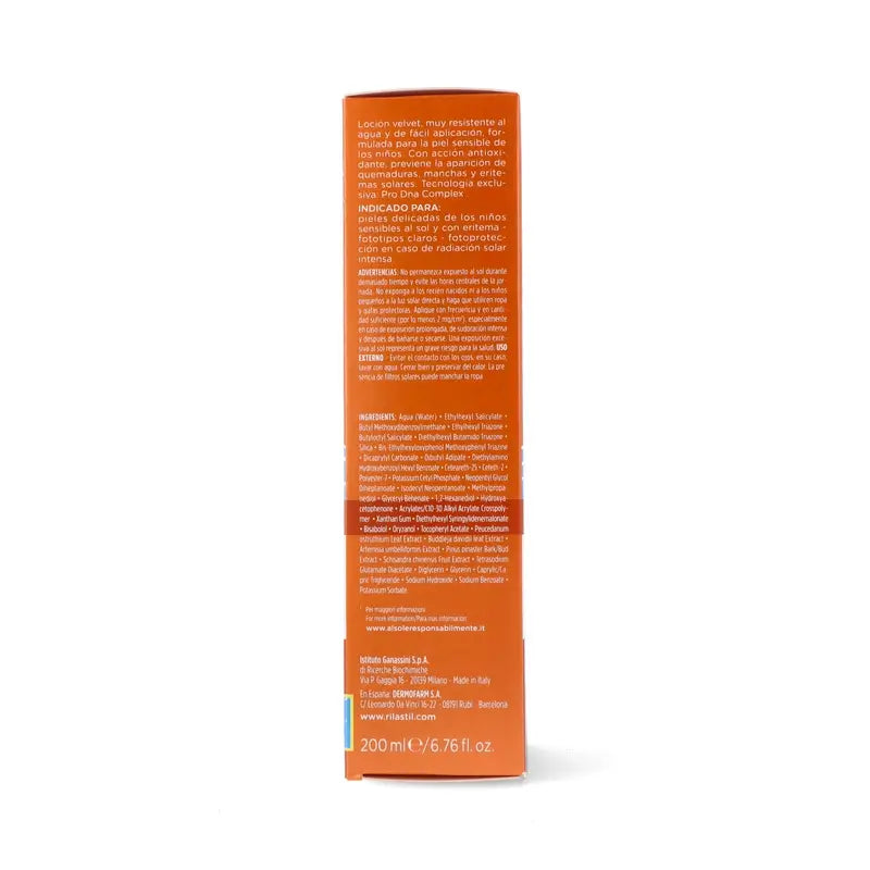Rilastil Sun System SPF 50+ Baby Milk Velluto 200 ml