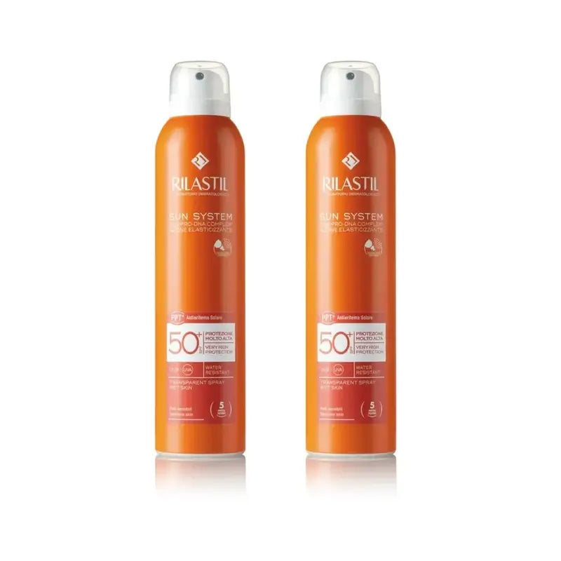 Rilastil Sun System Spf 50+ Clear Spray, 2X200 Ml