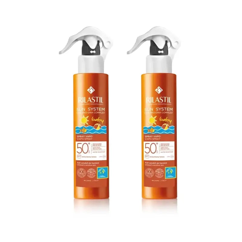 Rilastil Sun System Spf50+ Baby Spray, 2X200Ml