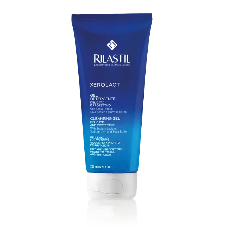 Rilastil Xerolact Gel nettoyant réparateur 200 ml