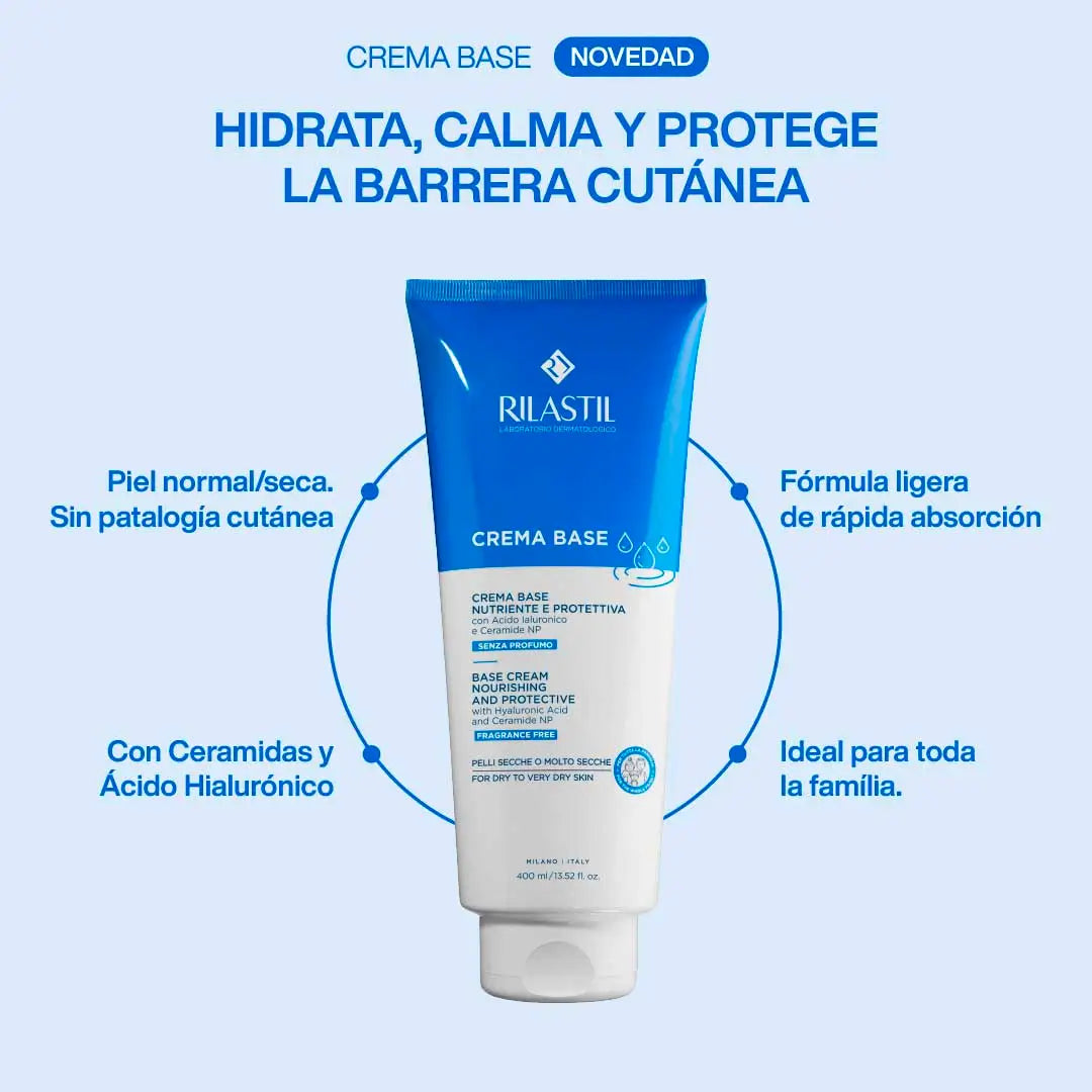 Rilastil Xerolact Crème de base, 400 ml